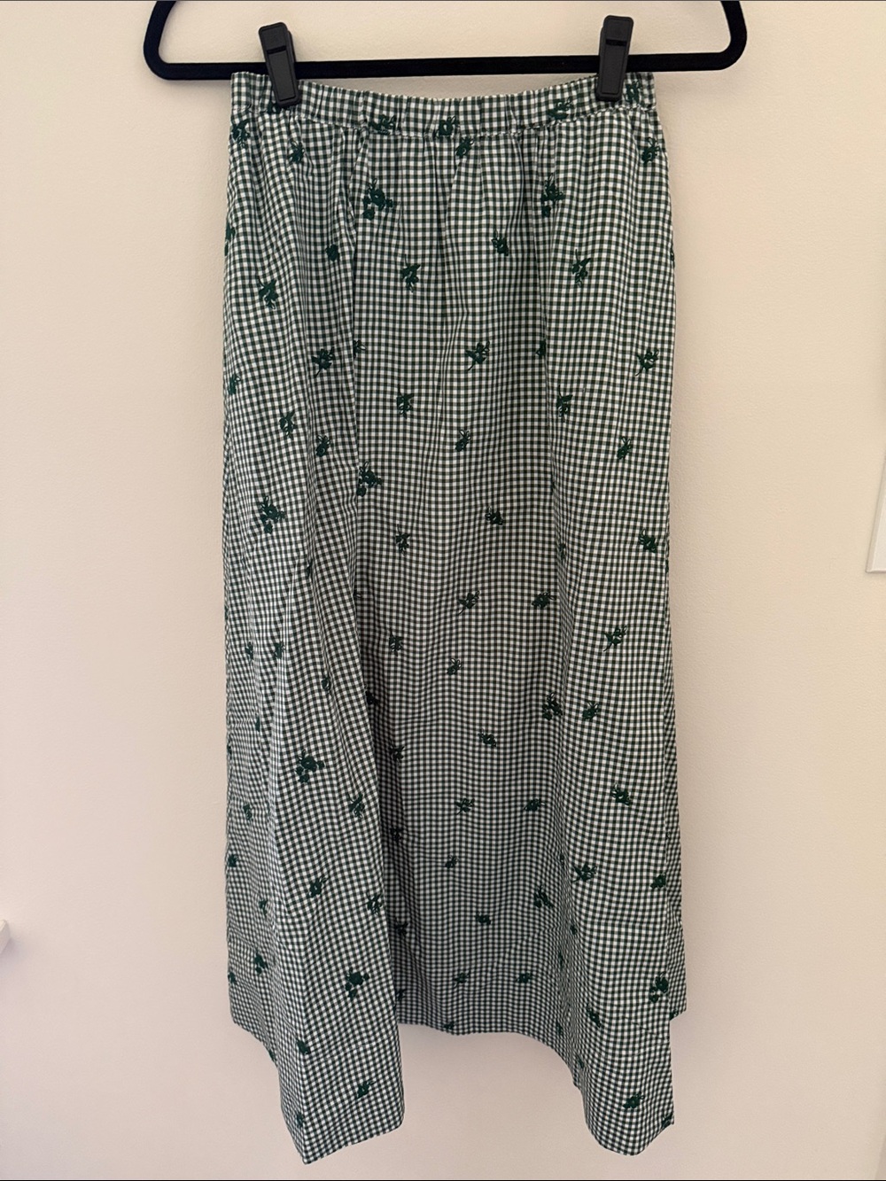 NWT Draper James Green Gingham Maxi Skirt and Top - Picture 3 of 10